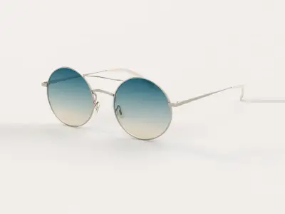 Oliver Peoples Nickol Luxury Sunglass 3D model