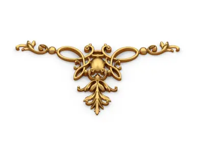 Classic decor ornament 322 3D model