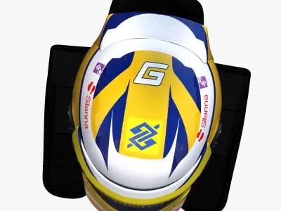 Ericsson Helmet 2016 Low-poly 3D model