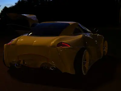 FlyingWings  concept car  3D model