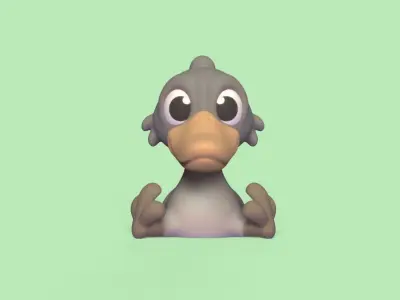 Little Shoebill 3D print model