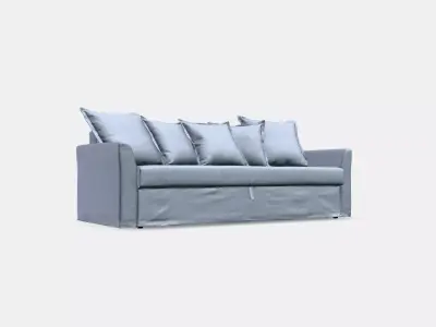 HOLMSUND Three-seat sofa-bed 1 3D model