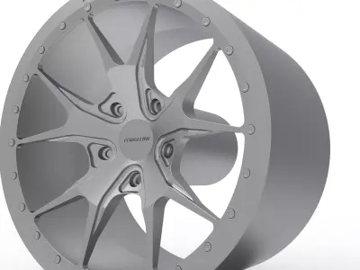 FORGELINE VX1R BEADLOCK WHEEL 3D PRINT MODEL  3D print model