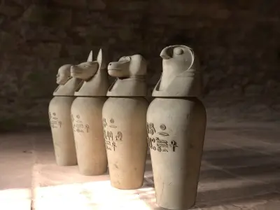 Canopic Jars 3D model