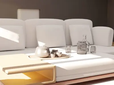 Interior living room 3D model