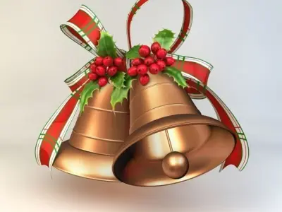 Christmas bell 3D model