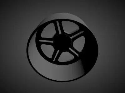MERCEDES A35 AMG OEM scalable and printable rims 3D print model