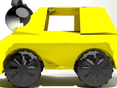 Cartoon Vehicle - Car 3D model