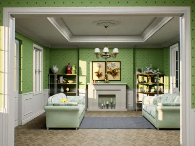 American Interior  3D model