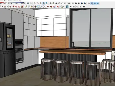 Kitchen Design 3D model