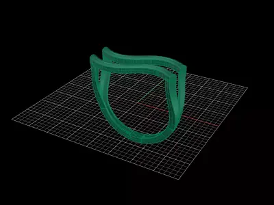 Minimal Abstract Ring 51 3D print model