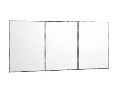 Art Frames 151- Flower Heads 3D model