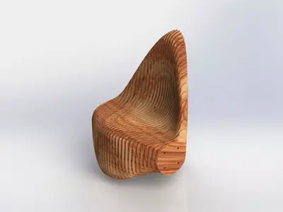 Parametric Chair C 3D model