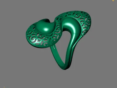 Women Plain Ring Ready STL Models Womens Ring 3d models 3D print model order