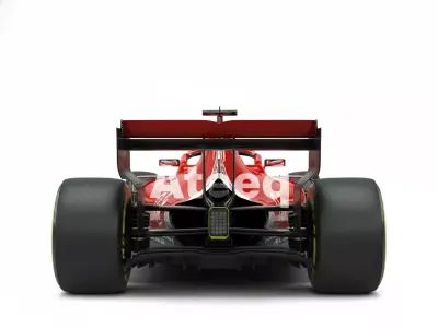 F1 Ferrari SF71H 3D Model High Quality Formula One Racing Car 3D print model