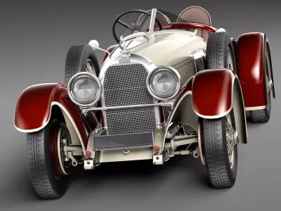 Austro Daimler 1929 3D model