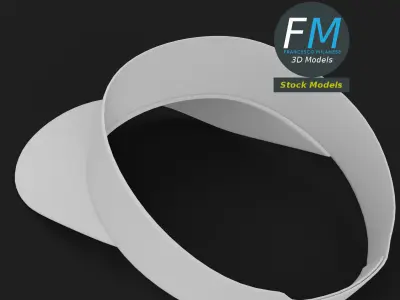 Tennis hat 3D model