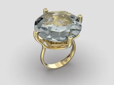 Ring R 210 original transparency  3D print model