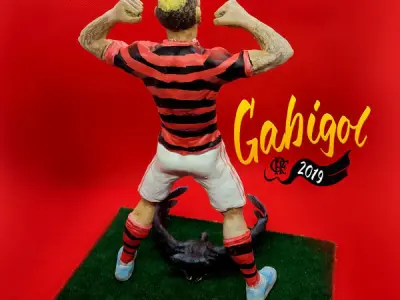 Gabigol na libertadores 2019 Free 3D print model