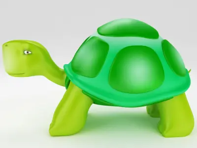 Tortoise cartoon 3d model 3D model