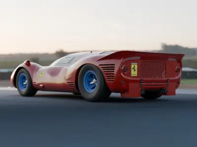 Ferrari 330 p4 3D model buy