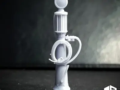 Gas Pump 164 Scale - Includes Pre-Supported - for Dioramas 3D print model