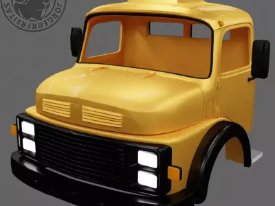 Carroceria Mercedes Benz L 1113 para RC 3D print model