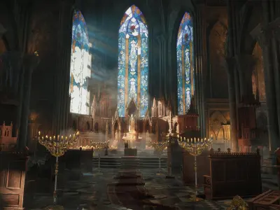 Haunted Church 3D model