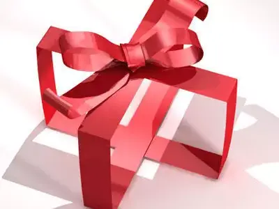 Gift ribbon 3D model