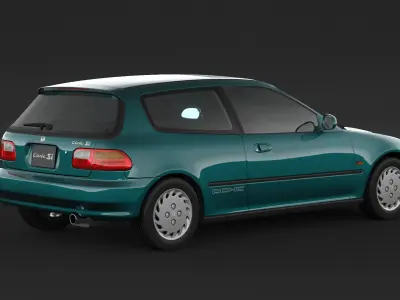 Honda Civic SI 3D model