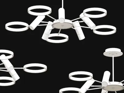 North Europe luxury pendat lamp  3D model