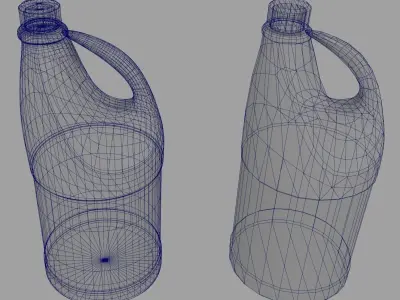 household props  - low poly speaker 3D Model Collection