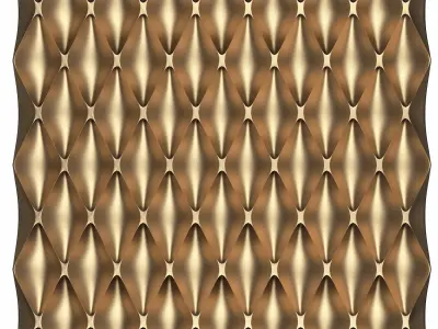 Collection of 3D Wall Panels Low-poly 3D model