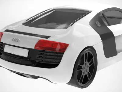 Audi R8 V10 2013 3D model