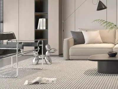 Sofa combination 3D model