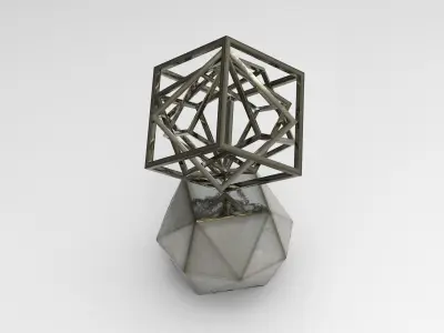 Cubys Decor Low-poly 3D model