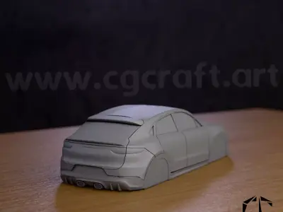  Porsche Cayenne turbo gt simplified decorative model v1 3D print model