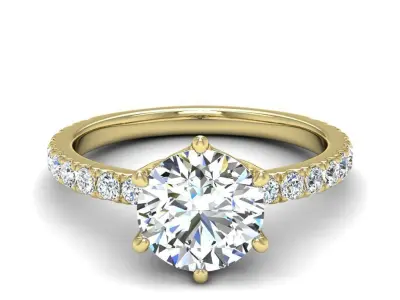 ENGAGEMENT RINGS COLLECTION LEA  3D Model Pack