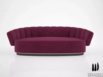 Brabbu Powel Sofa 3D model