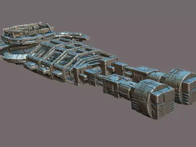 space equipment node 00253 3D model