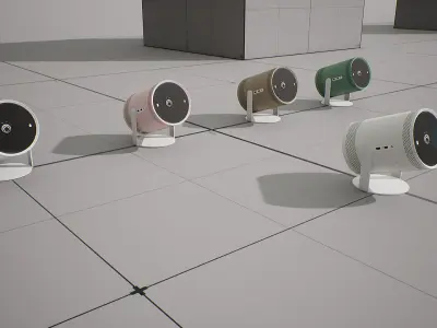 SAMSUNG Projector - BESPOKE The Freestyle Low-poly 3D model