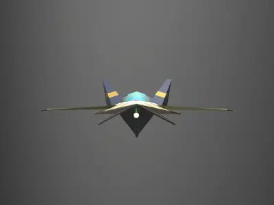 3DP Spaceships Collection - The Vina Low-poly 3D model