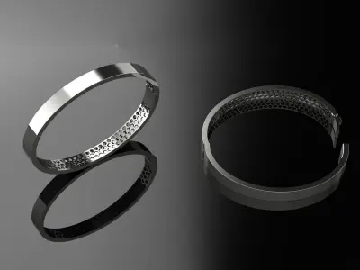 Bracelet Gold  3D print model