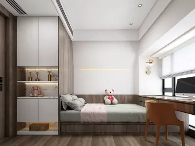 Children Room Interior 3D model