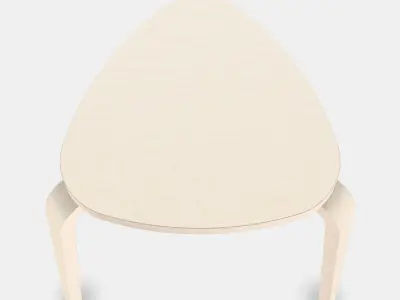 KYRRE Stool 1 Low-poly 3D model