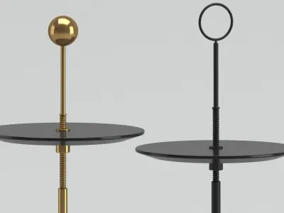 Jader Almeida Cigg Side Tables 3D model