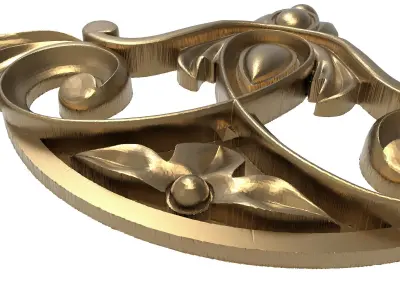  decorative pattern ready for 3D printing 3D model