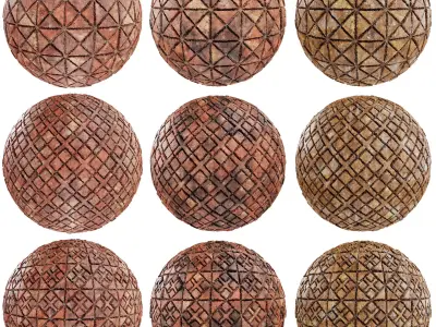 8K PBR Brick Wall Texture Collection Vol 09 Texture
