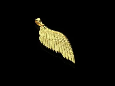 Angel Wing Pendant N5 3D print model