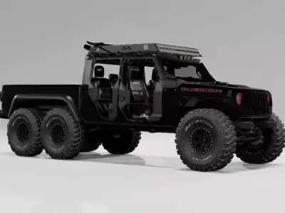 jeep gladiator 3D model get